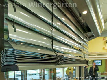 Sonnen- und Sichtschutz am Wintergarten - Jalousien