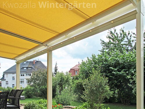 Terrassenüberdachung – Sonnenschutz, Unterglasmarkise für Ihre Terrasse von Kwozalla