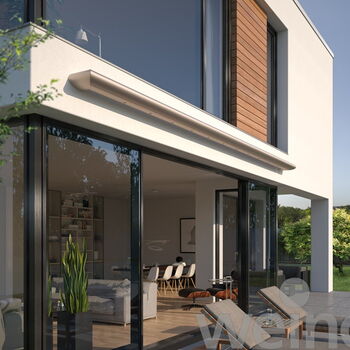 Terrassenmarkise, Balkonmarkise, Kassettenmarkise geschlossen