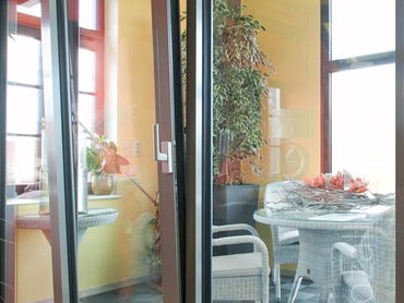 Wohnwintergarten Detail von Kwozalla in Sachsen