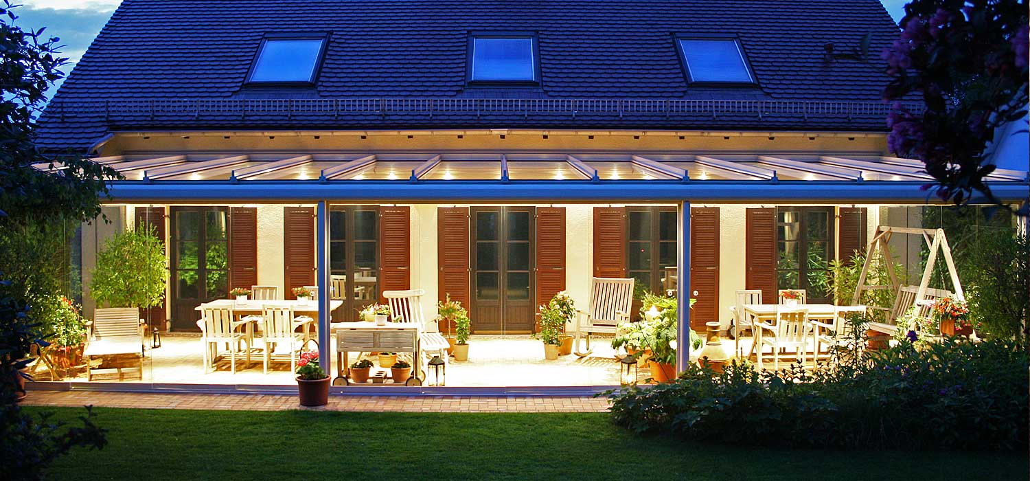 Referenzen - Wintergärten, Terrassendächer, Verglasungen, Markisen, Sonnenschutz
