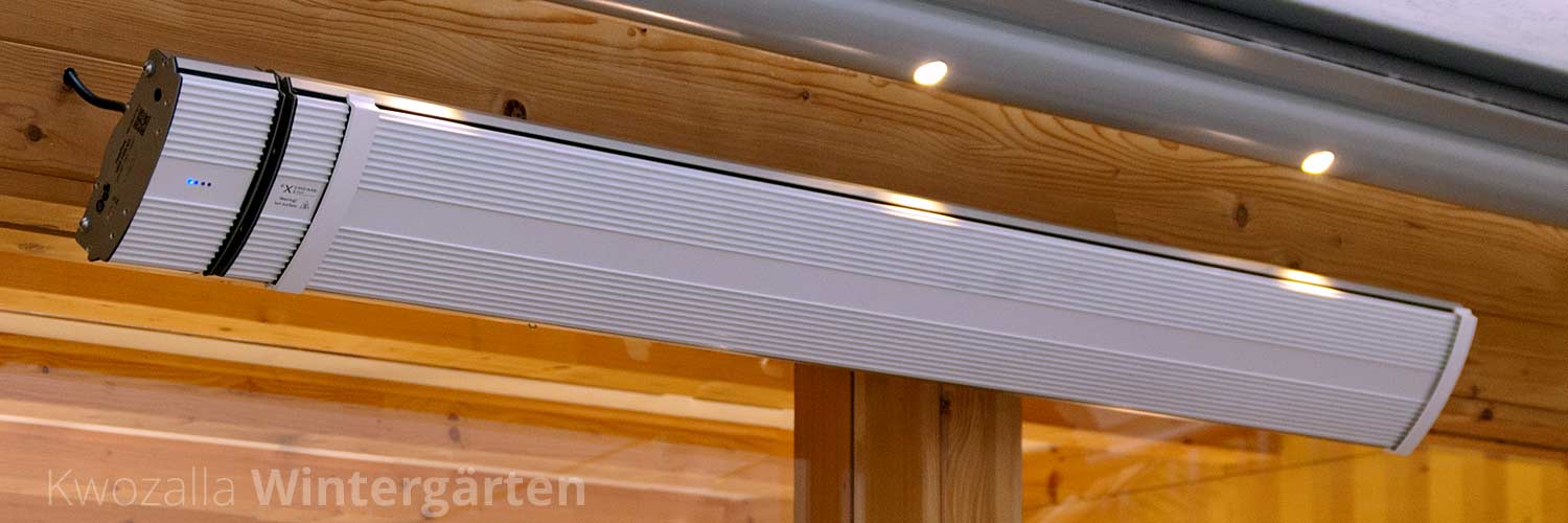 Terrassenheizung, Heizstrahler, Außenheizung, Wärmestrahler - Infrarot